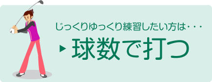じっくりゆっくり練習したい方は、球数で打つ